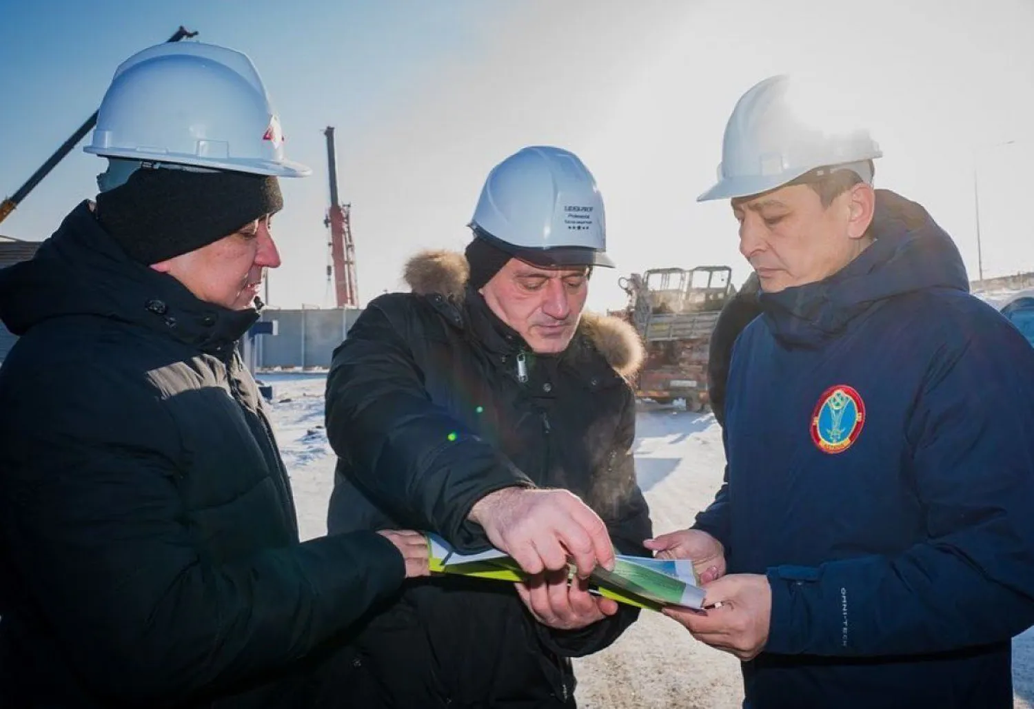 Алтай Кульгинов ознакомился с ходом строительства газовых станций