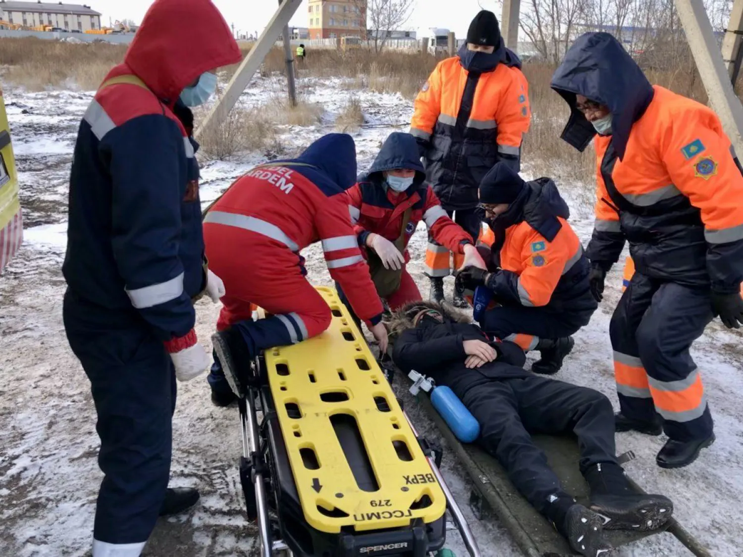 В столице прошли учения на химически опасном объекте