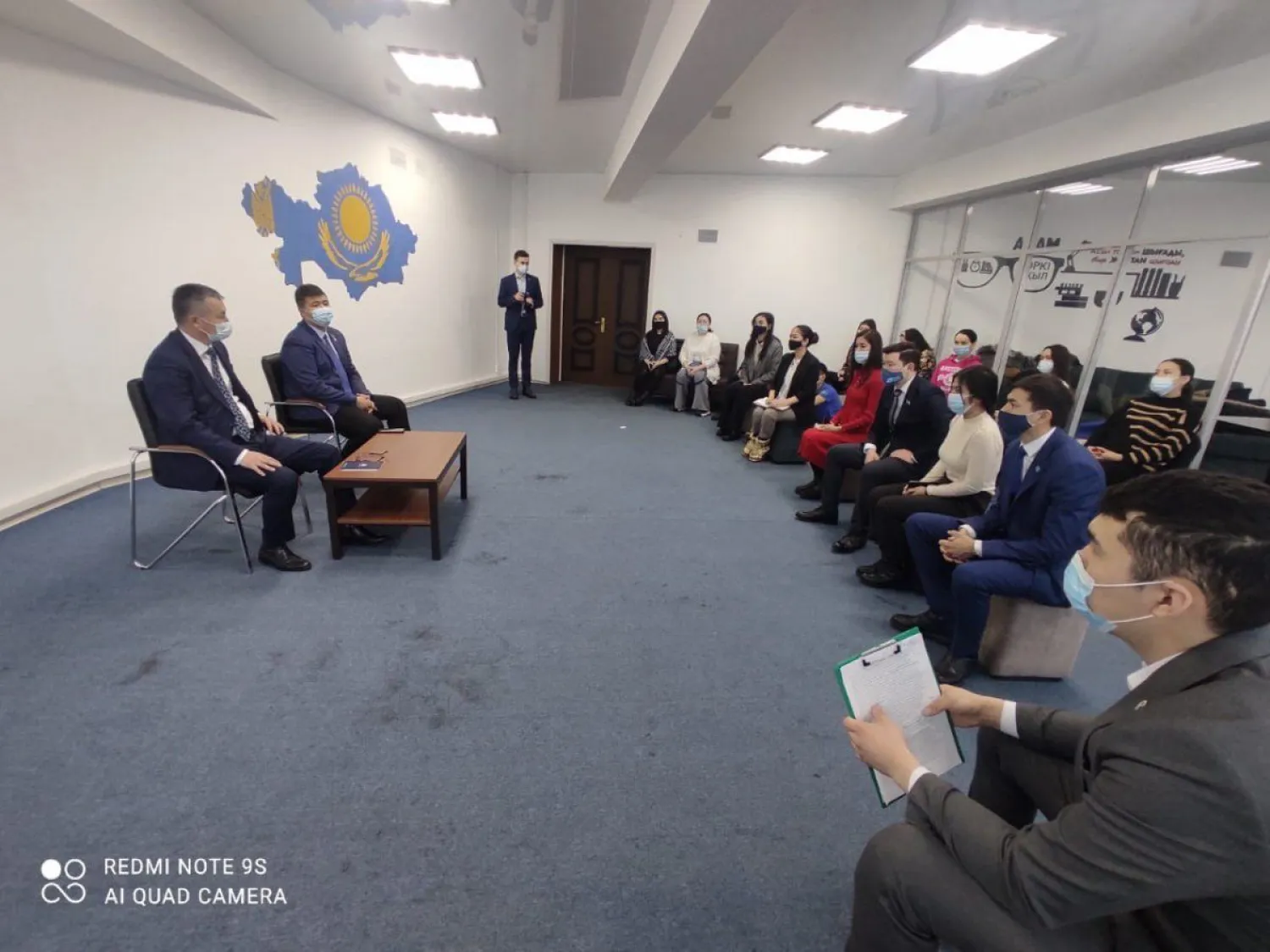 На площадке партии Nur Otan прошла встреча с руководителями Комитетов по делам молодежи вузов и колледжей столицы