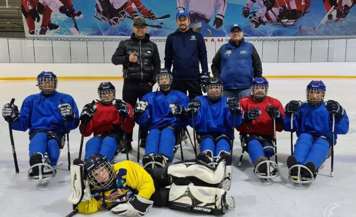 Новый вид спорта открыли в столичной школе для спортсменов-инвалидов