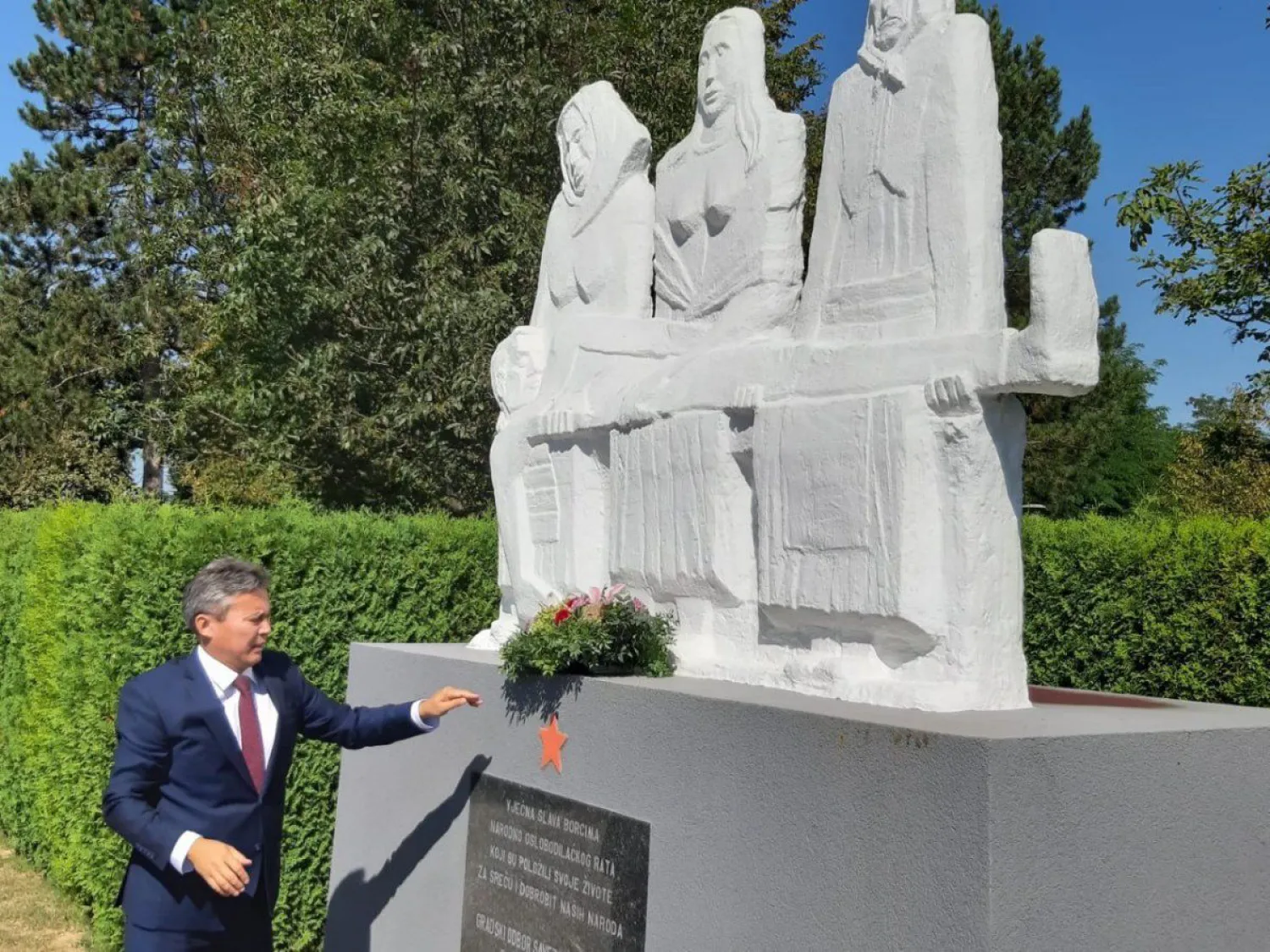 Мемориал памяти советских воинов, павших в боях с фашизмом, заложили в Хорватии