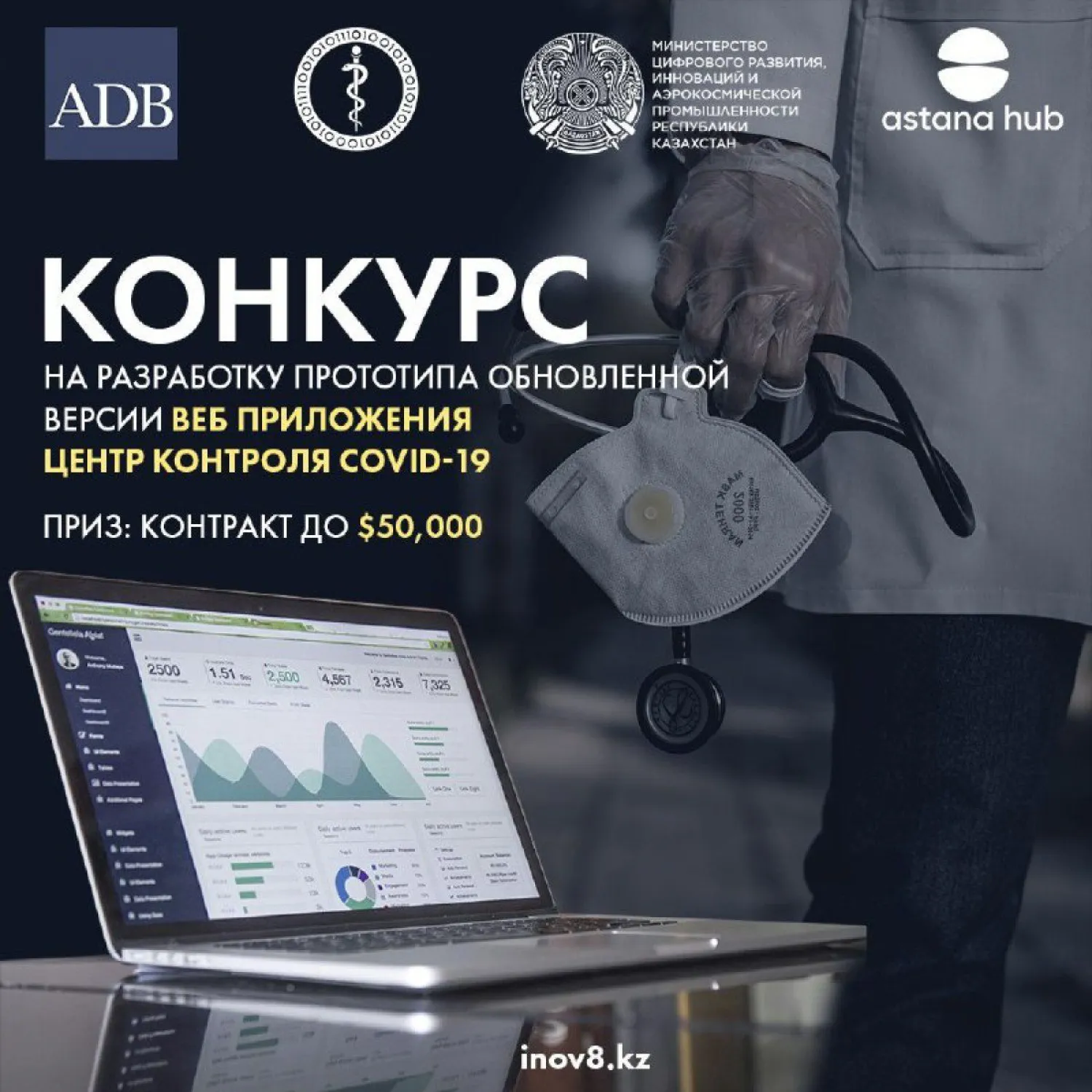 Контракт на 50 тыс долларов предлагает минздрав за разработку прототипа веб-приложения о КВИ