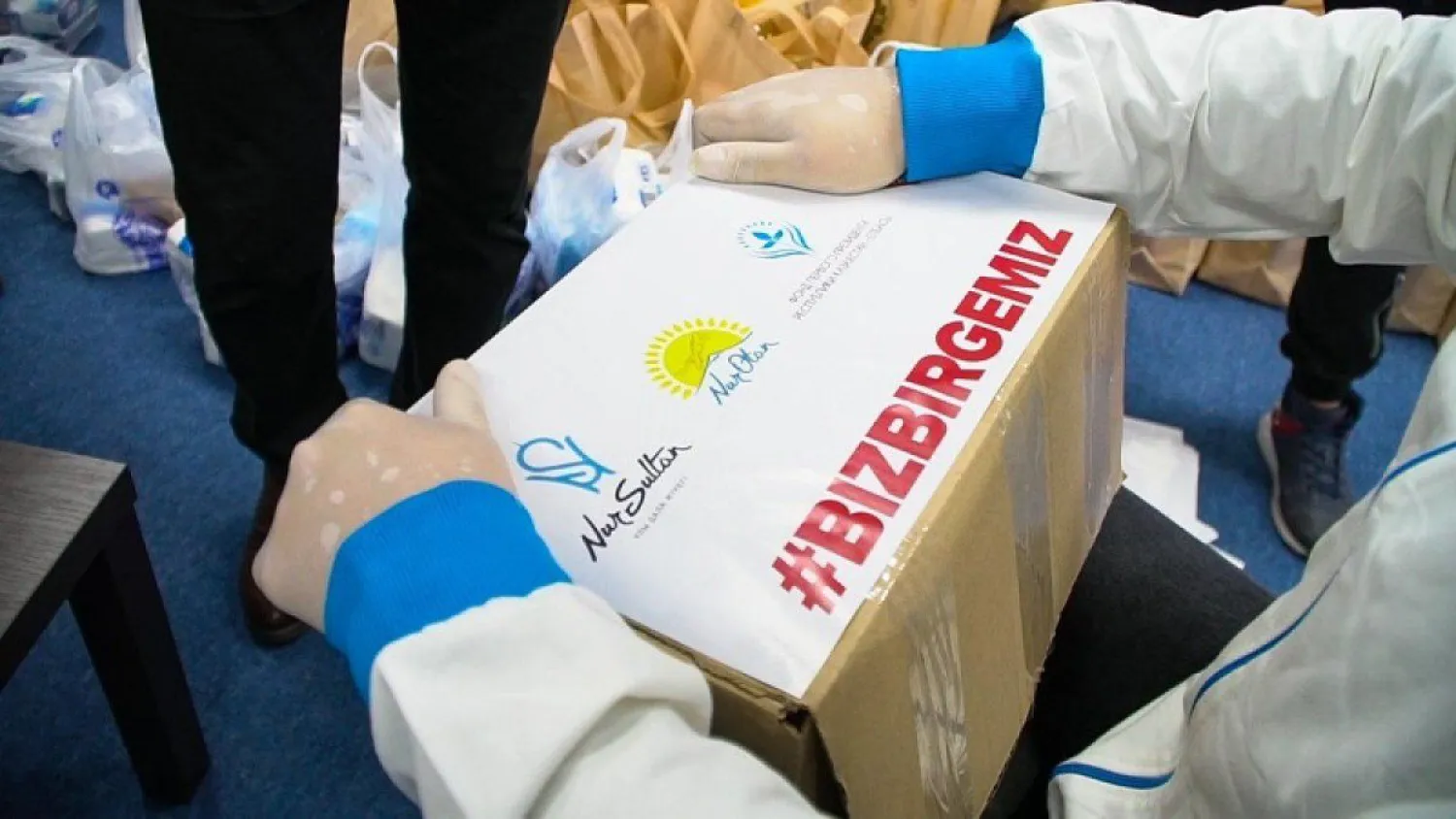 Свыше 7 600 столичных семей обеспечили продуктовыми корзинами в рамках акции «Біз біргеміз!»
