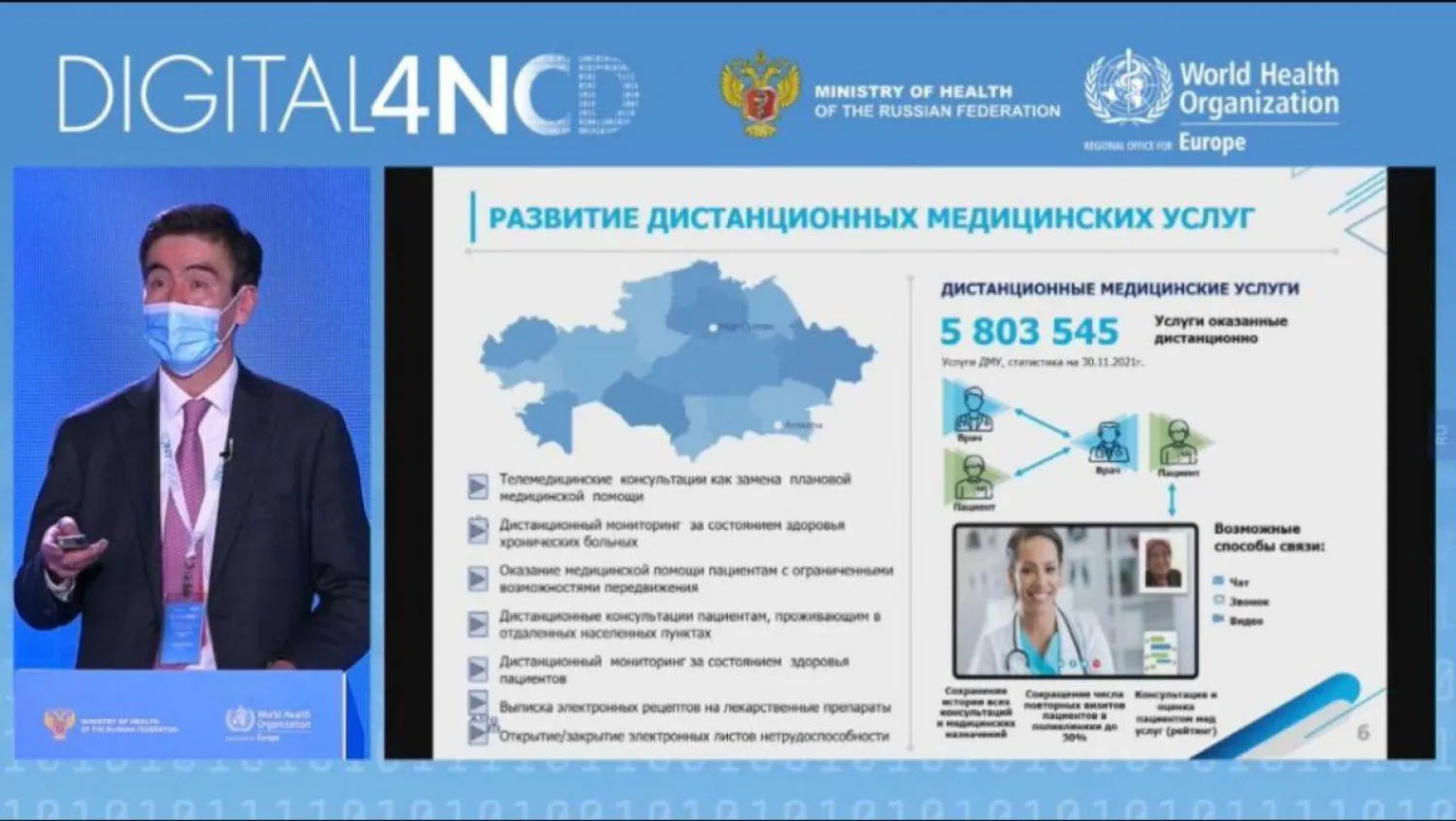 Опыт цифровизации здравоохранения РК презентовали на Европейской конференции ВОЗ