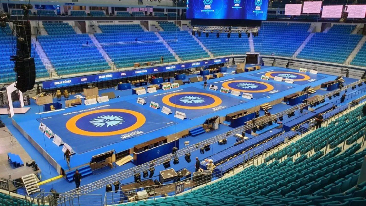 Стали известны имена победителей чемпионата Казахстана по вольной борьбе
