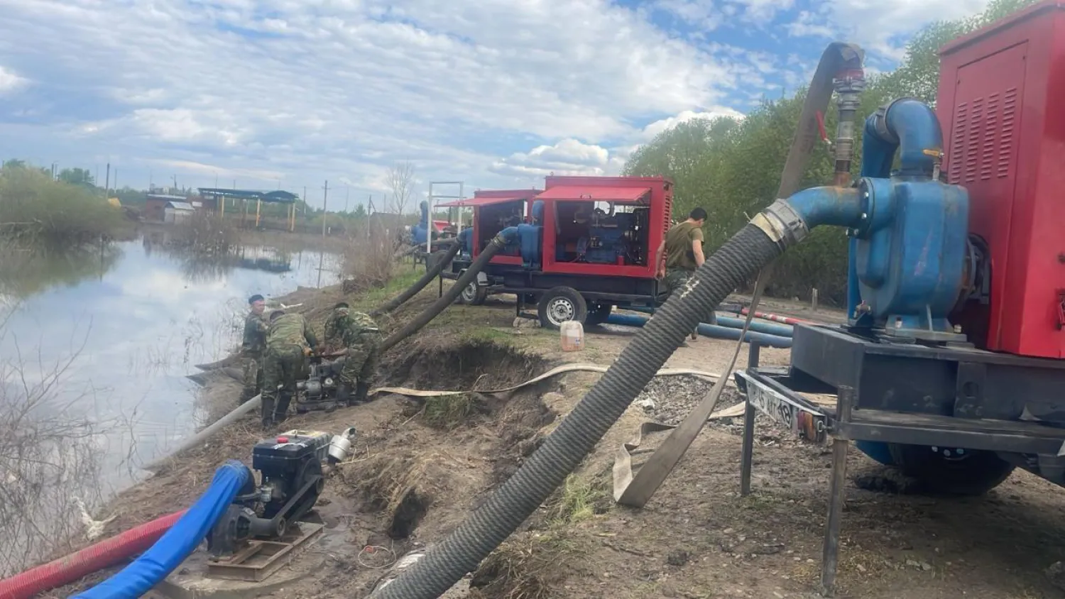 Талые воды откачаны с четырех тысяч подтопленных домов Северного Казахстана