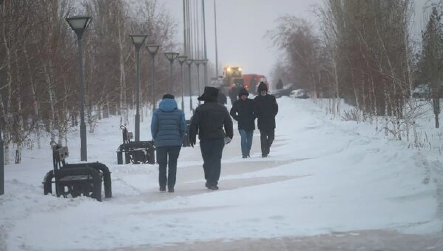 На большей части страны ожидается метель