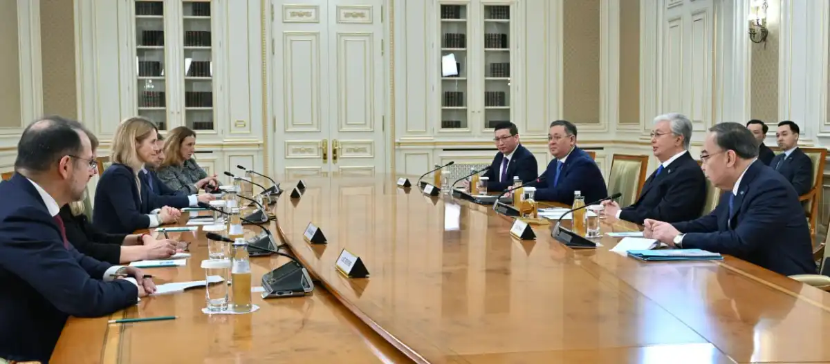 Токаев встретился с Вице-президентом Европейской Комиссии Каей Каллас