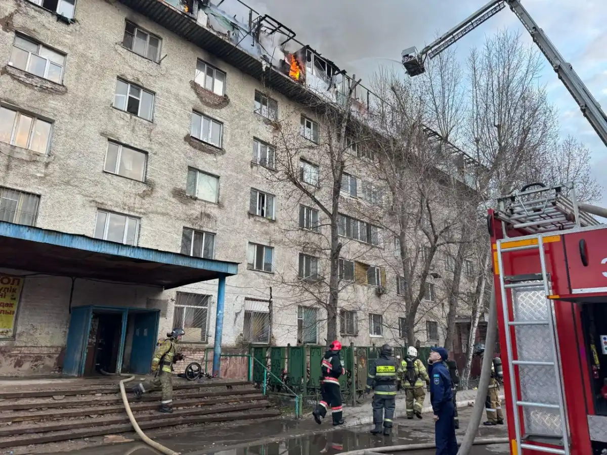 Пожар в общежитии в Астане: жильцам предоставят новые квартиры