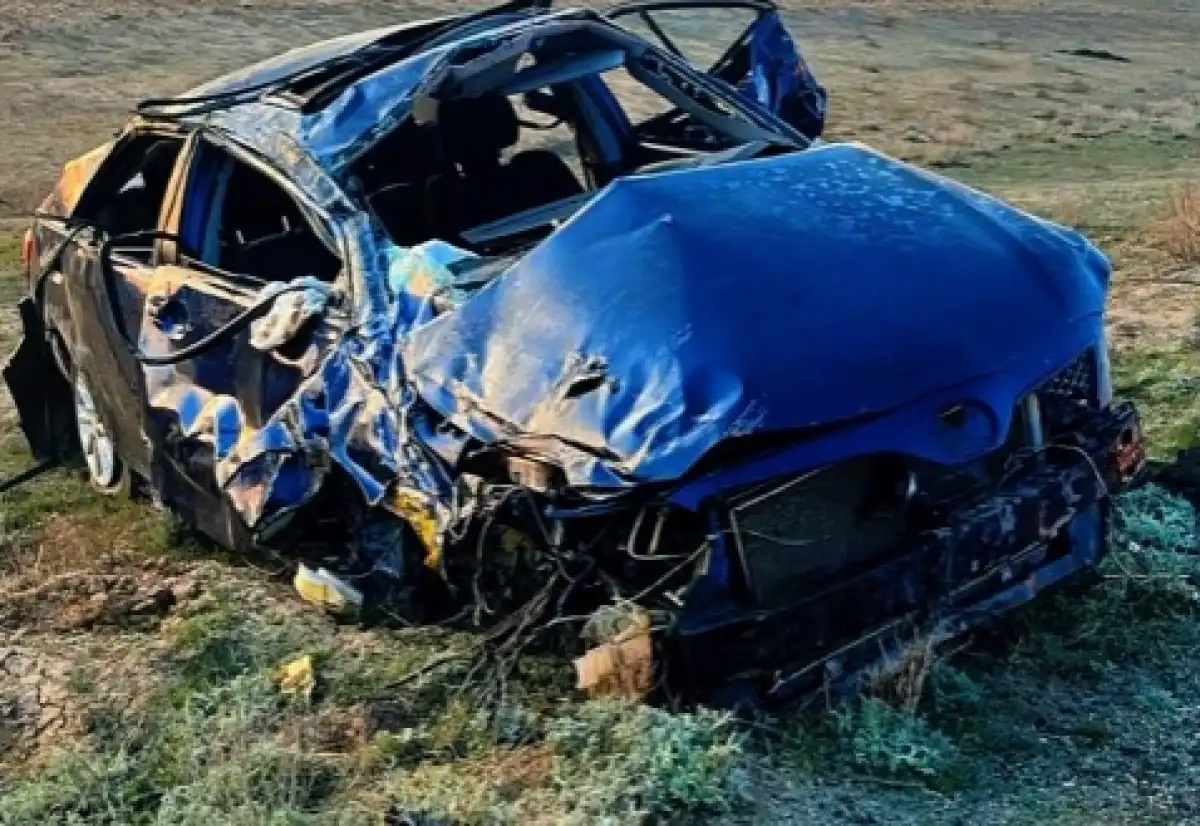 3 человека погибли в ДТП с «перевертышем» в Атырауской области