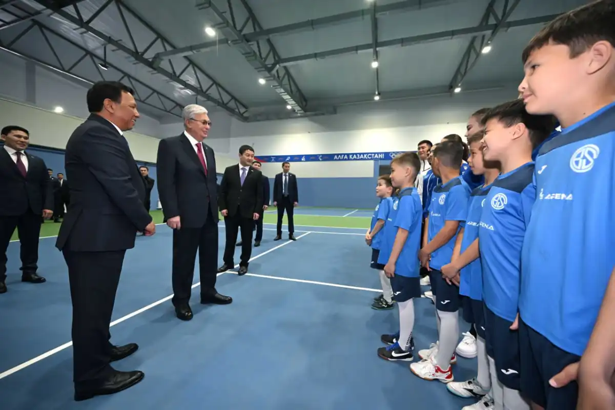 Глава государства посетил спортивный комплекс BS Arena
