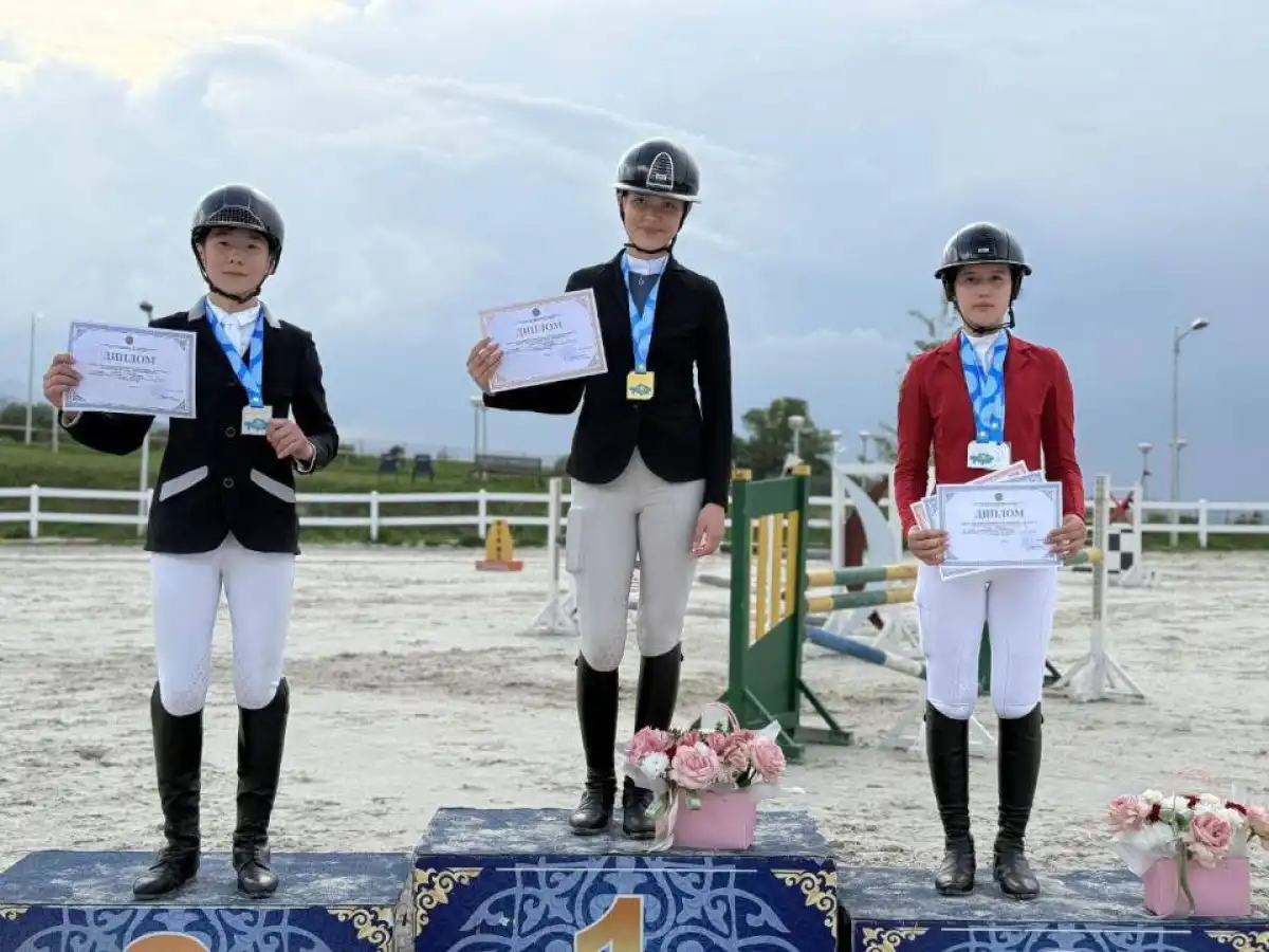 Юные столичные всадники стали победителями чемпионата Казахстана по конкуру