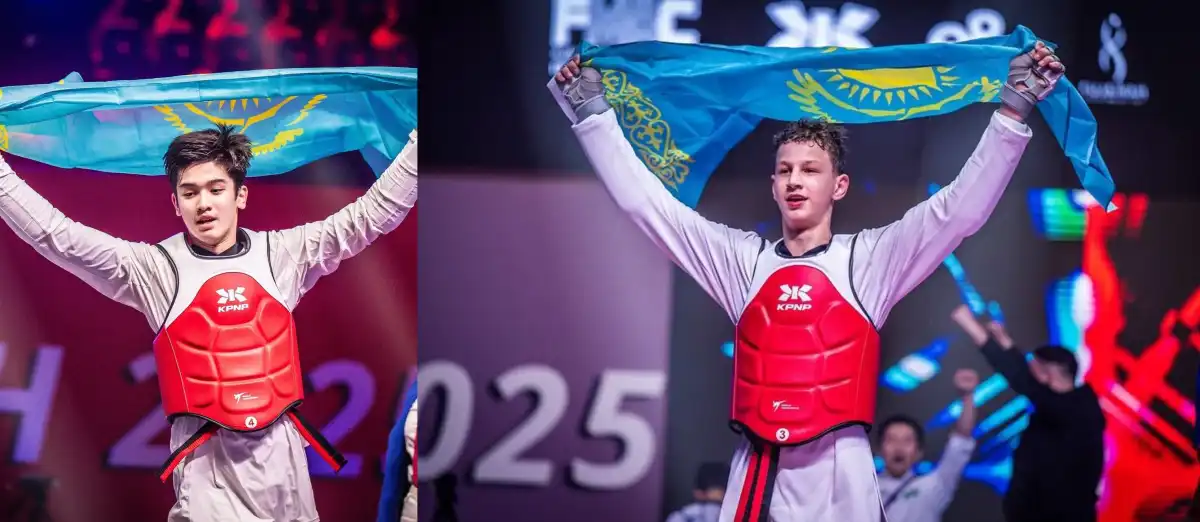 5 медалей и второе место завоевала сборная Казахстана на чемпионате мира по таеквондо среди кадетов