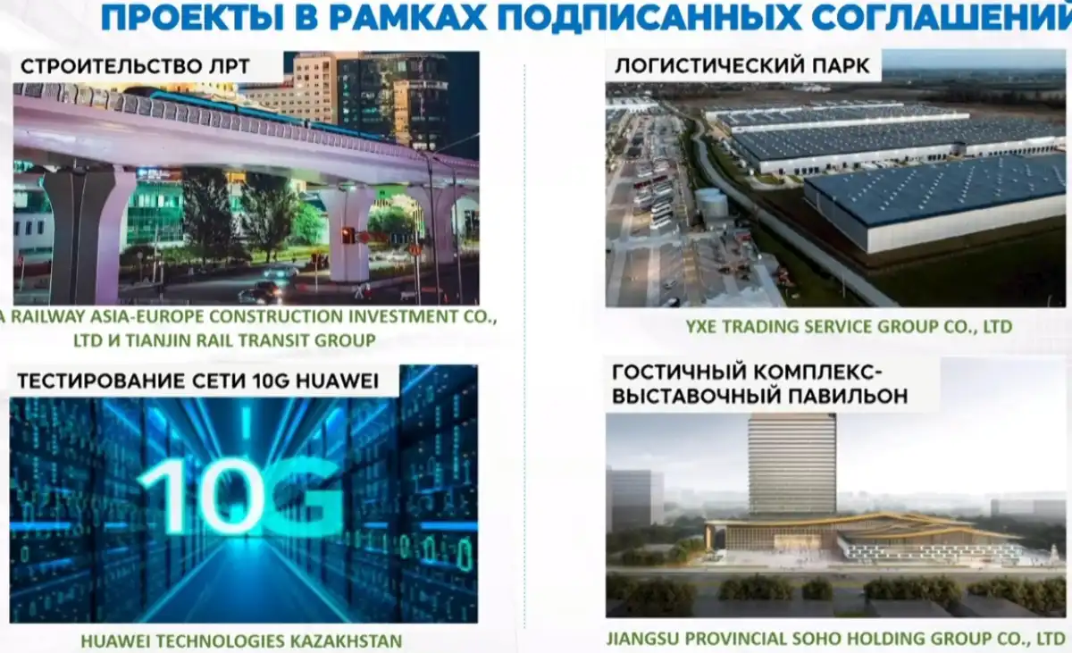 Водовод за 1,3 млрд долларов и сеть 10G: какие проекты с Китаем реализуются в Астане
