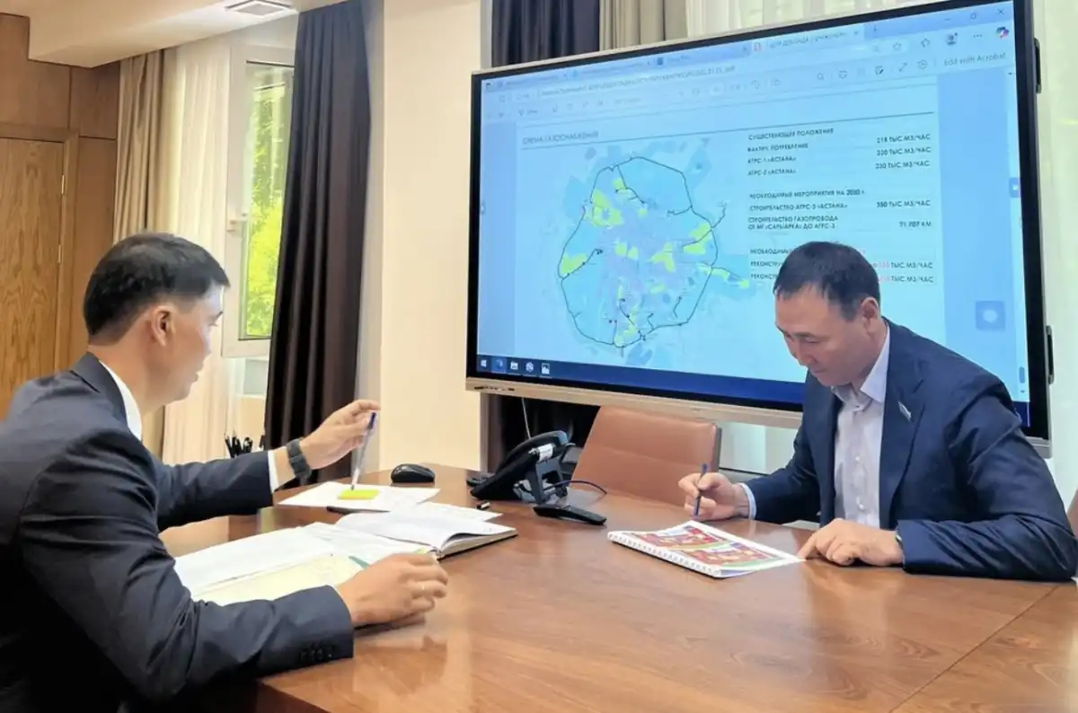Табигат Зейнулкабден рассказал о ходе газификации столицы