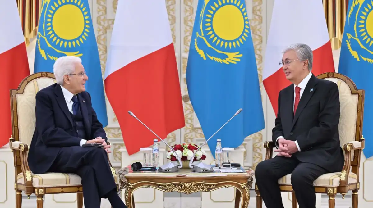 Касым-Жомарт Токаев и Серджо Маттарелла провели переговоры