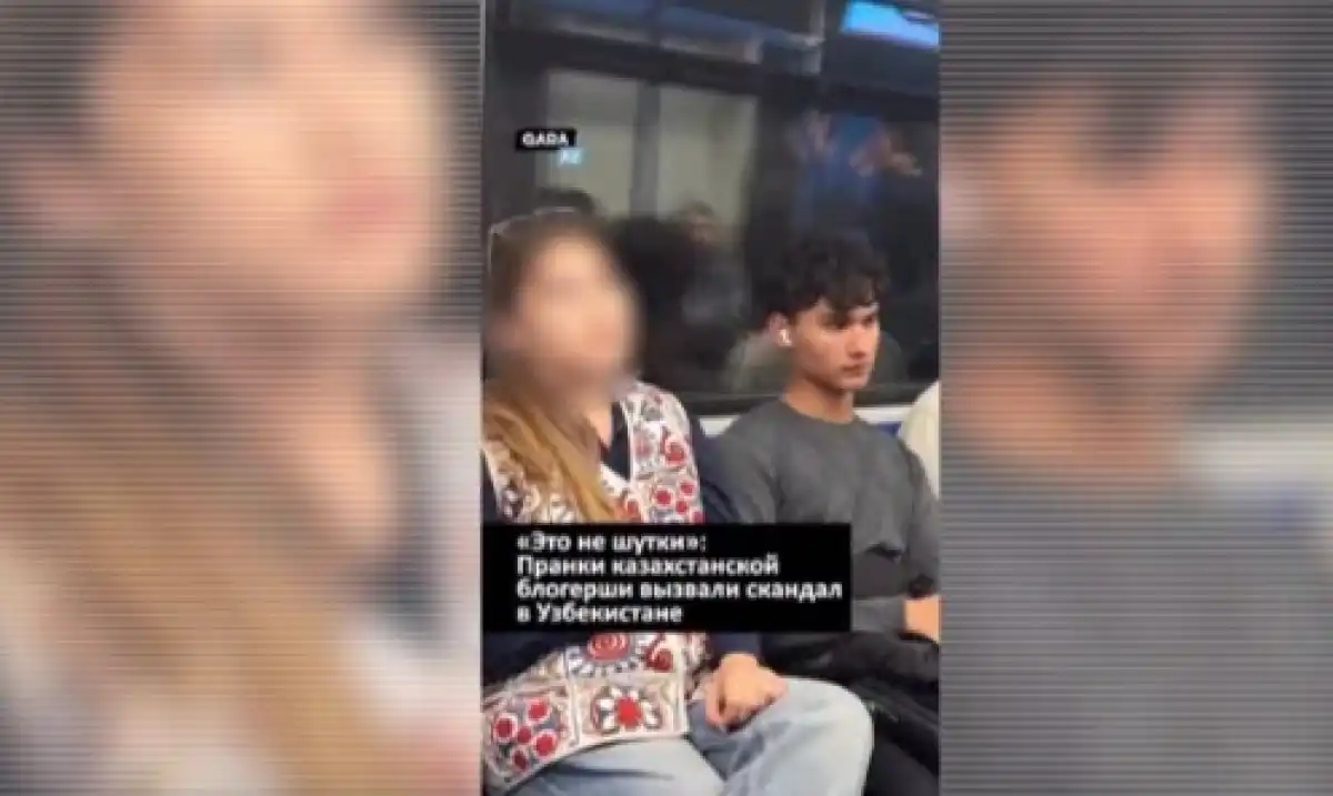 Полиция Алматы завела дело на блогершу за скандальное видео в метро Ташкента