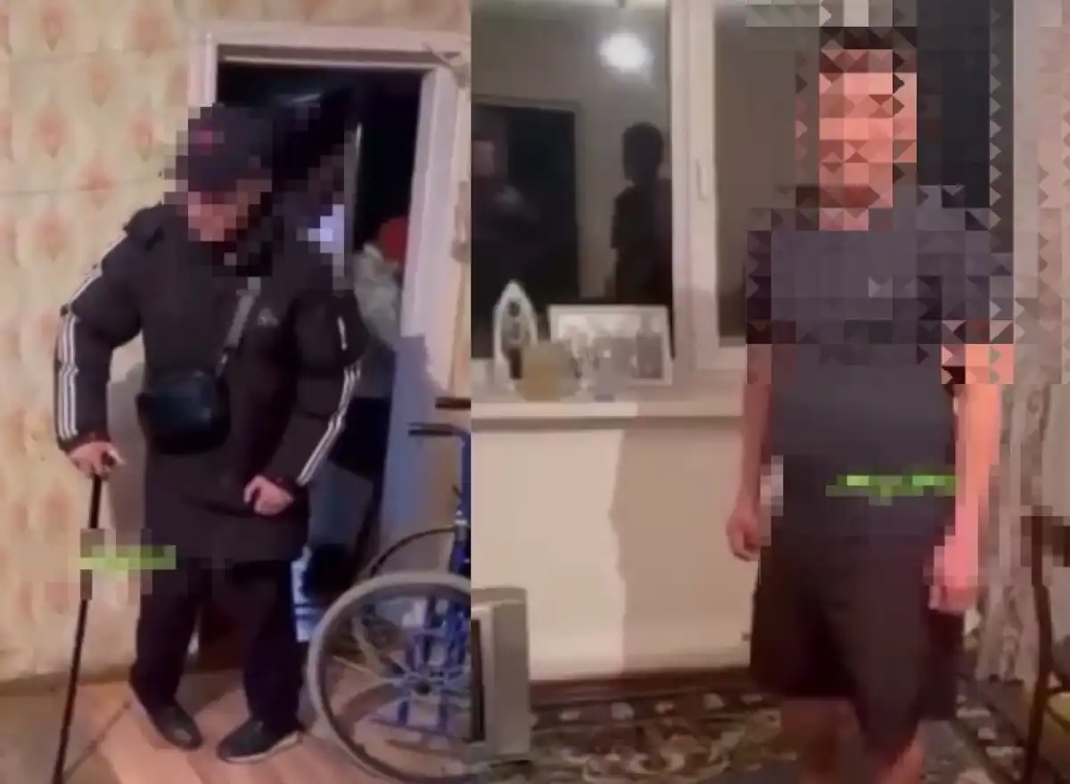 Семейчанин стал «инвалидом» ради подаяний – ВИДЕО