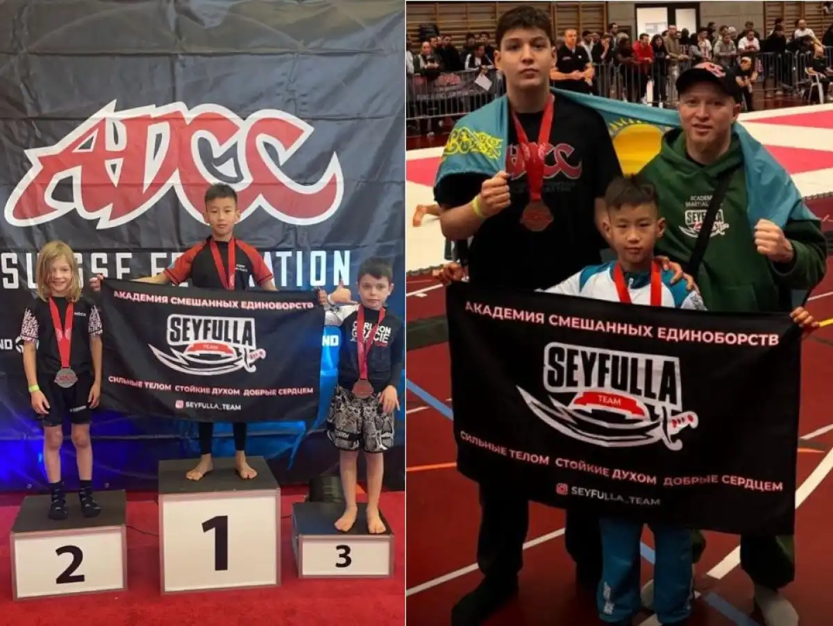 Юный спортсмен из Астаны стал чемпионом Европы по грэпплингу ADCC