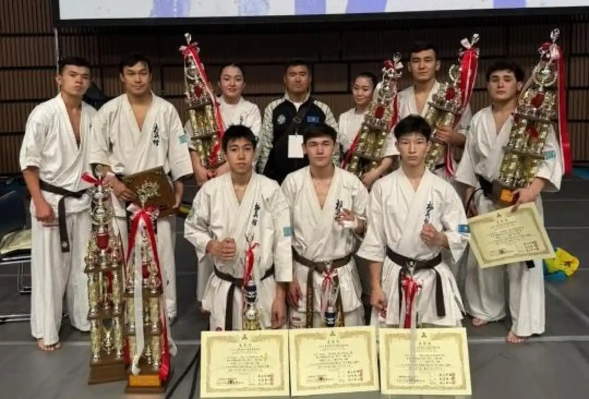 Сборная Казахстана вошла в тройку лучших на чемпионате мира по каратэ в Токио