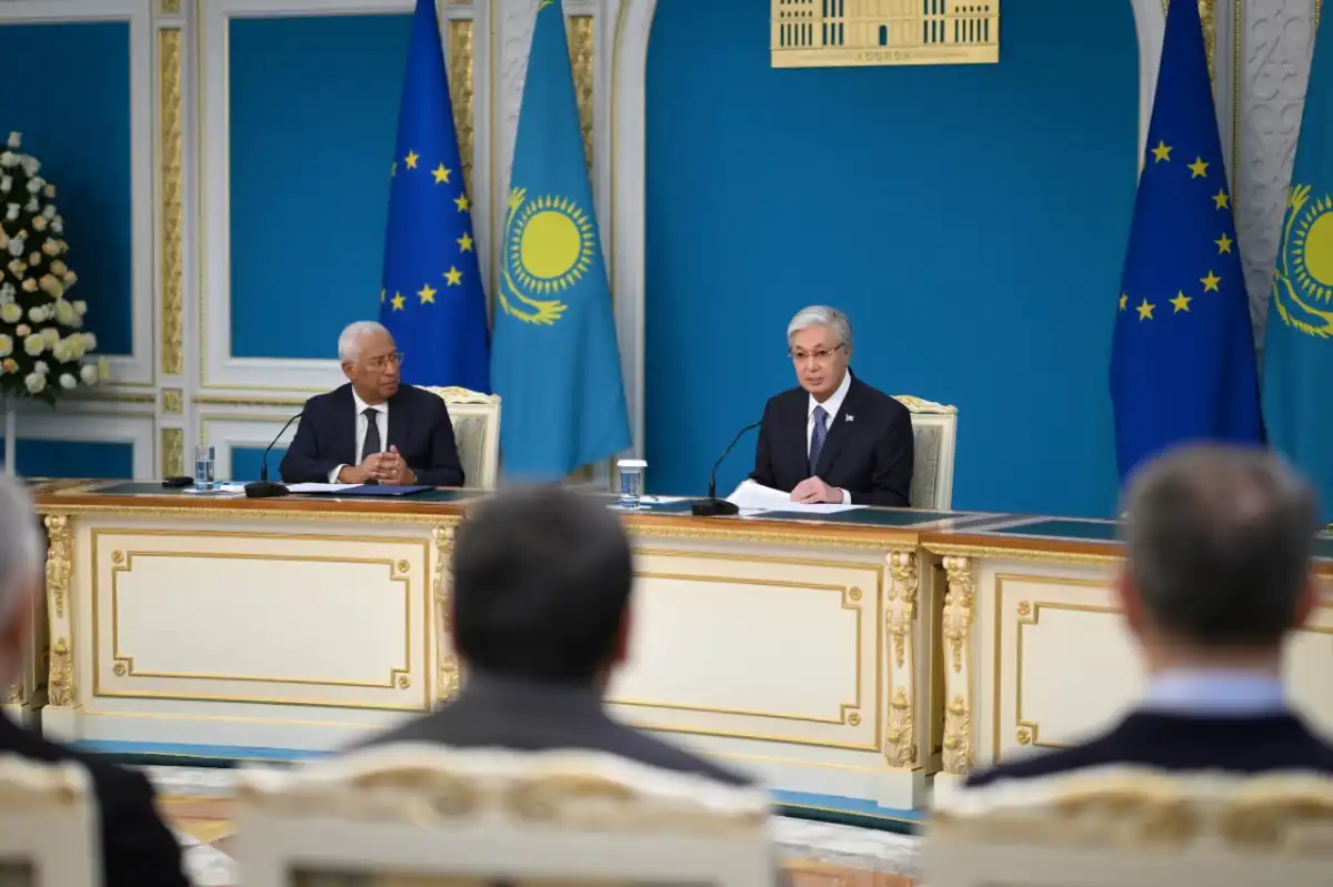 Касым-Жомарт Токаев и Антониу Кошта выступили с совместным заявлением