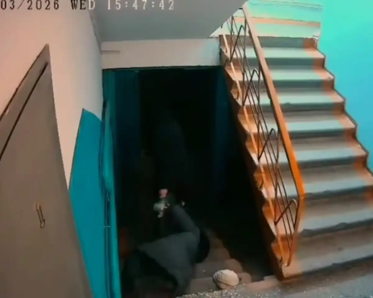 Побег грабителя от пенсионерки попал на видео в Павлодаре