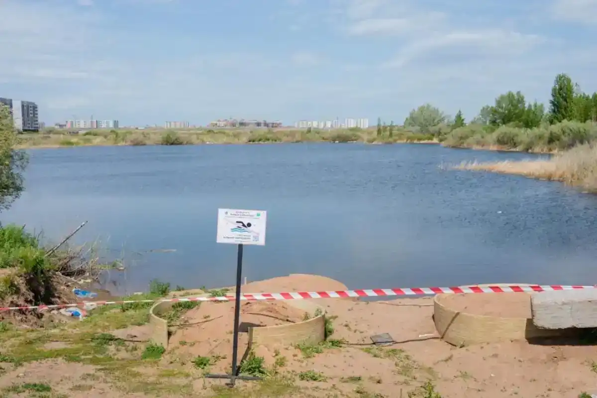 В Астане усилены меры безопасности на водоёмах в летний период