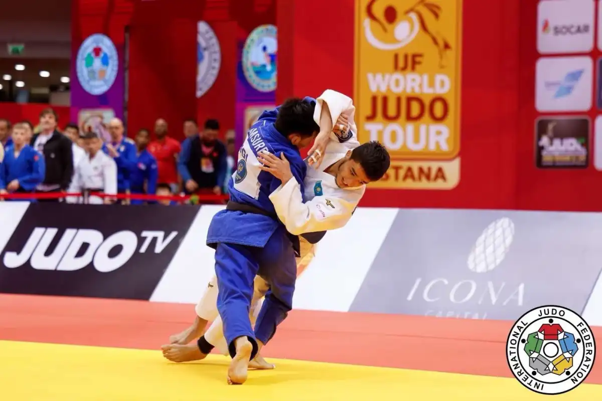 Казахстанский дзюдоист Шерзод Давлатов вышел в финал чемпионата мира