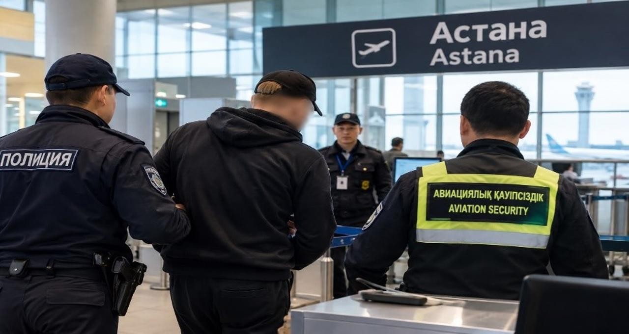 Иностранца сняли с рейса в Астане после неудачной шутки